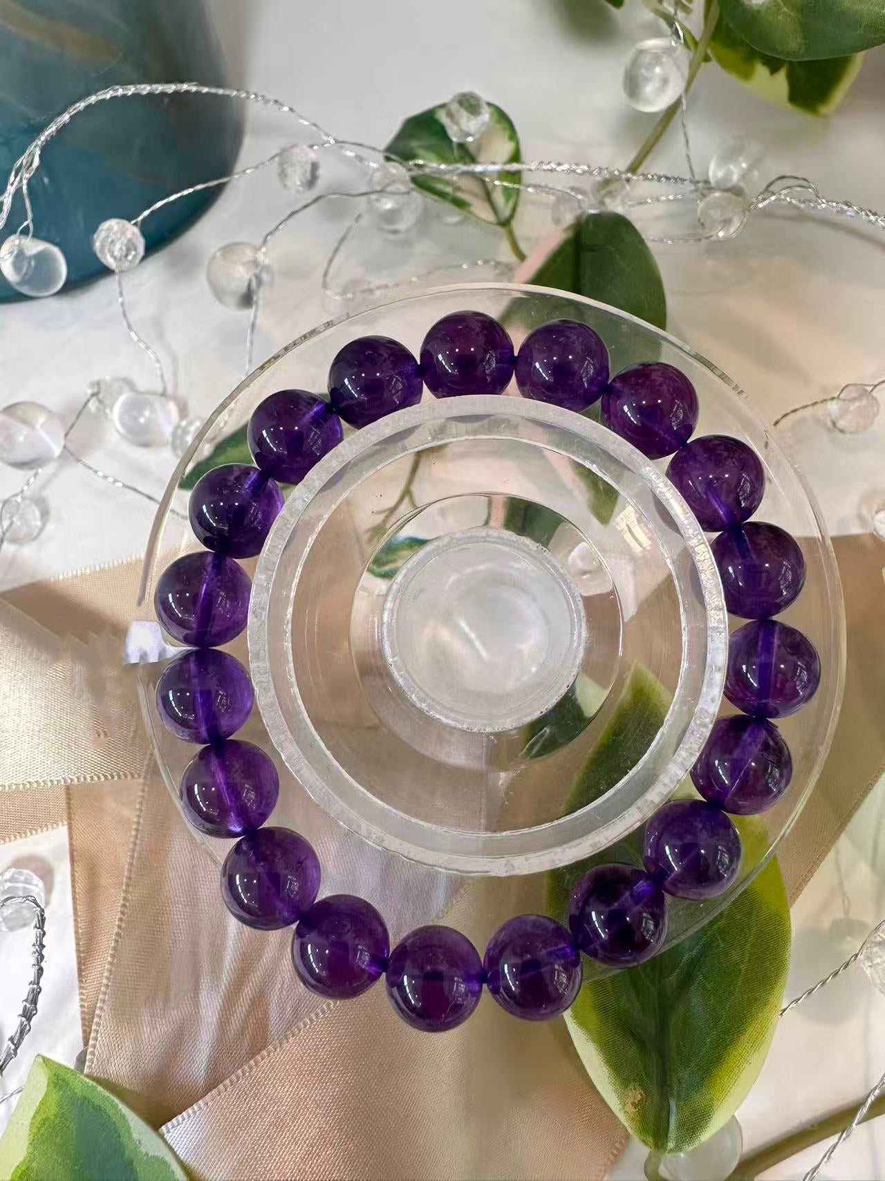 Tiger Eye & Clear Quartz Feng Shui Bracelet for Wealth and Protection